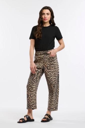 Pre Order October - Leo Barrell Jeans - Leopard