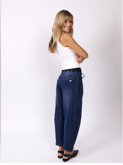 Pre Order October - Leo Barrell Jeans - Ink
