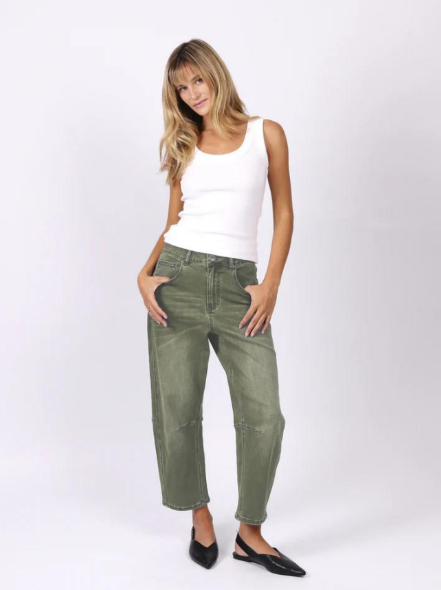 Pre Order October - Toni Barrell Jeans - Khaki