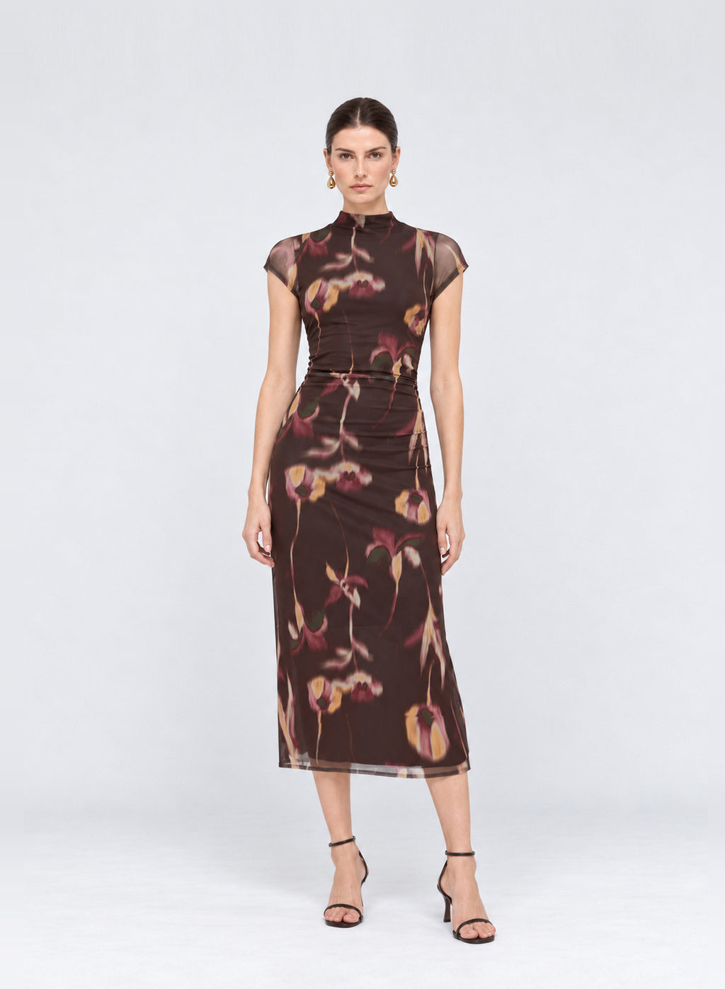 Pre Order March - Cleo Mesh Midi Dress