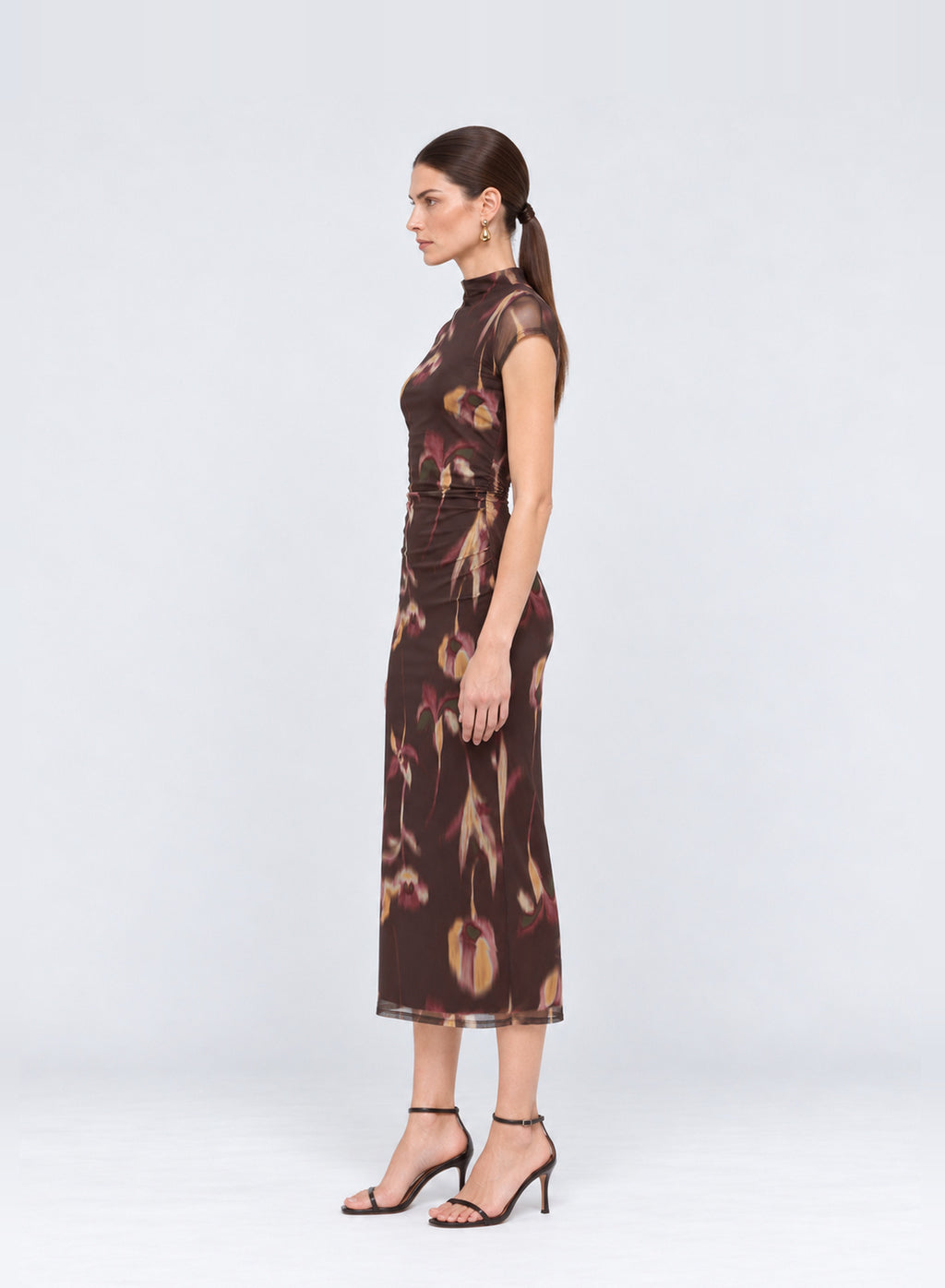 Pre Order March - Cleo Mesh Midi Dress