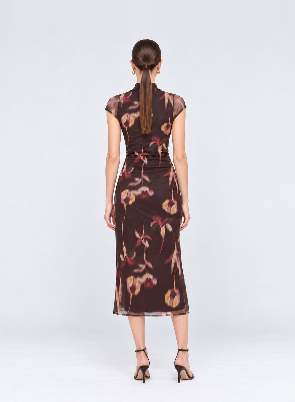 Pre Order March - Cleo Mesh Midi Dress